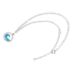Sterling Silver 925  Ocean Wave Bracelet